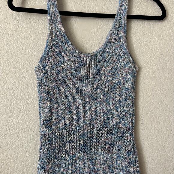 NWT Ramy Brook Mandy Maxi Sweater Dress in Bluco Size Small - Picture 3 of 6